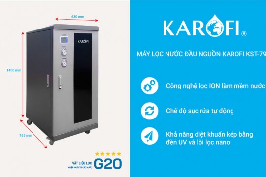 Cấu tạo của hệ thống lọc nước đầu nguồn cao cấp